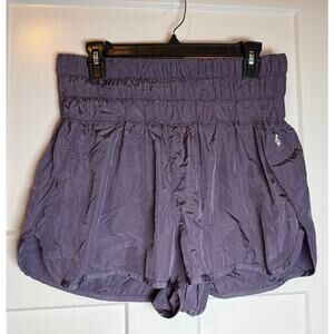 Free People Movement The Way Home Shorts XLARGE Deep Purple